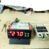 AC220V -99~400度 PT100溫度控制器+40A固態繼電器