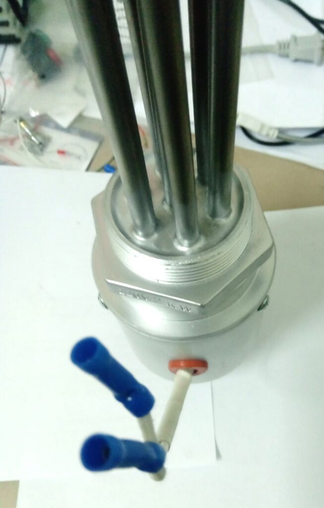 AC220V 3000W 白鐵電熱管搭配30~110度EGO溫控 - 茂登科技有限公司