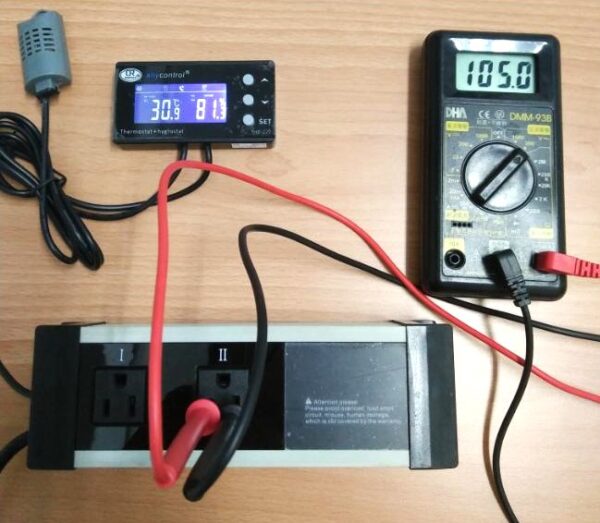 AC110V 插座型溫濕度控制器