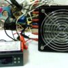 AC220V 1000W溫控加熱熱風模組(熱風機*1+數位溫控*1)