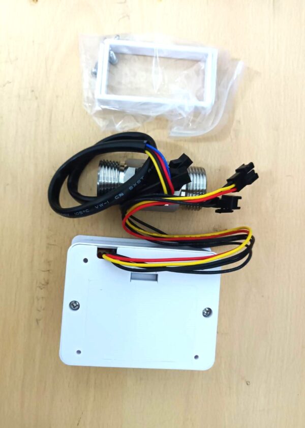 6分不銹鋼管流量計電子數顯流量計表,流量顯示器,流速顯示器,電子水表,可以測流量,温度,流速