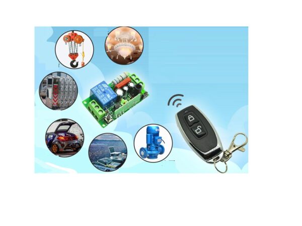 DC12V 單路無線遙控繼電器開關模組