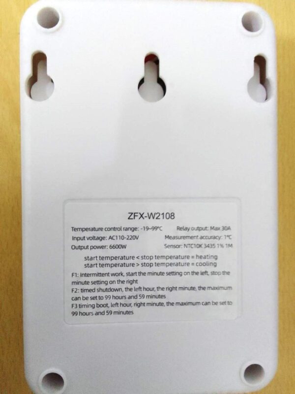 AC110~220V 30A插座型溫度時間控制器