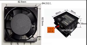AC220V 800W 熱風模組 出風口最高溫度90~95度+溫度控制器