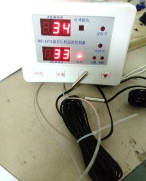 AC85V~250V太陽能溫差循環控制器,熱水回水循環溫差比較控制器 5米線長