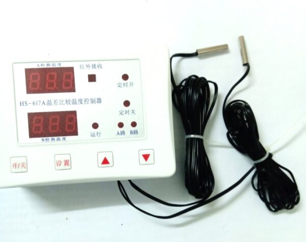 AC85V~250V太陽能溫差循環控制器,熱水回水循環溫差比較控制器 5米線長