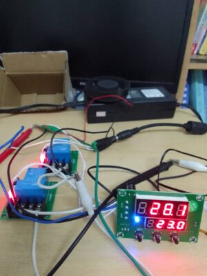 DC12V PID制冷晶片專用溫度控制器+2個30A繼電器