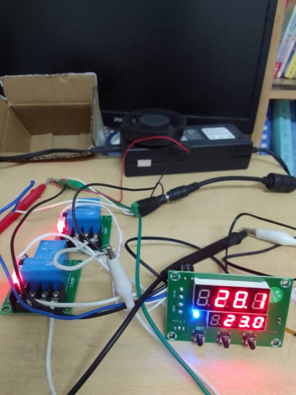 DC12V PID制冷晶片專用溫度控制器+2個30A繼電器