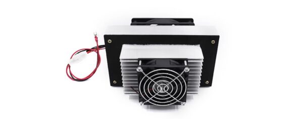DC12V 150W制冷晶片冷熱切換用PID溫度控制器+4個12V40A繼電器+冷熱風模組+電源供應器