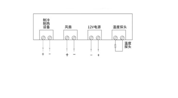 DC12V30A 制冷晶片專用冷熱自動切換溫度控制器,(可正負電切換,達到製冷晶片冷熱切換功能),正負電切換溫度控制器