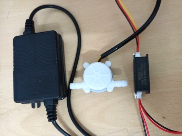 1吋流量計+RS485 4~20mA模組+24V變壓器 +顯示器