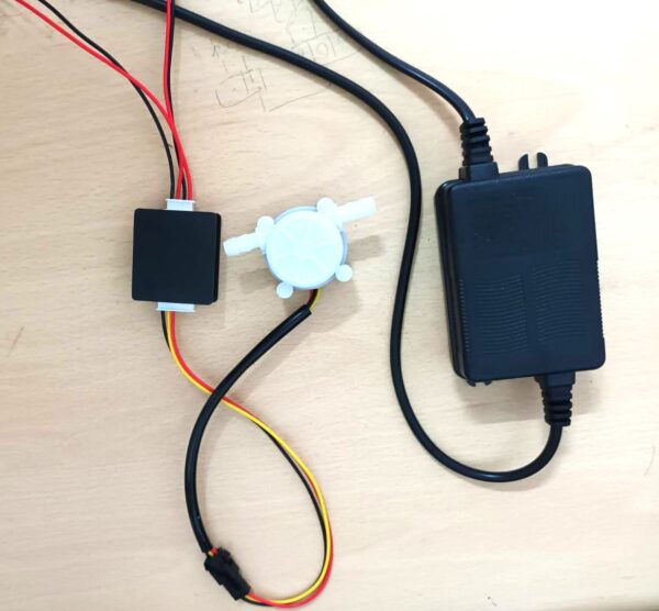 1吋流量計+RS485 4~20mA模組+24V變壓器 +顯示器