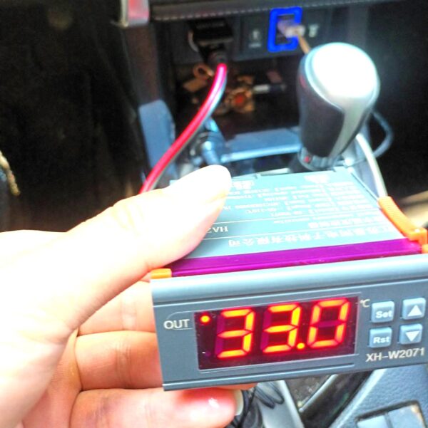 DC12V車用型溫度控制蜂鳴器+點菸器