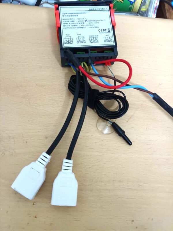 AC220V插座型冷熱切換水族溫度探頭溫度控制器,插座型溫度控制器,冷熱兩接點插座型溫度控制器