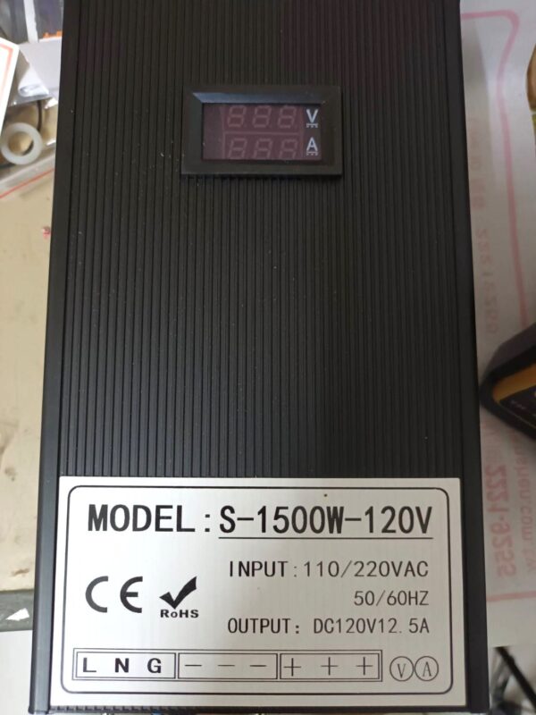 AC110V/220V轉 0~120V/1500W電源供應器電壓電流可調整數顯,電壓電流雙顯示電源供應器,交流轉直流電源供應器