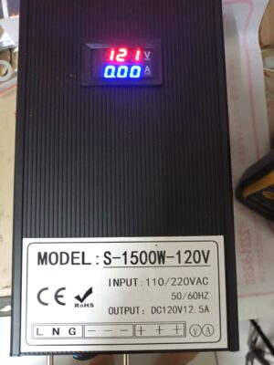 AC110V/220V轉 0~120V/1500W電源供應器電壓電流可調整數顯,電壓電流雙顯示電源供應器,交流轉直流電源供應器