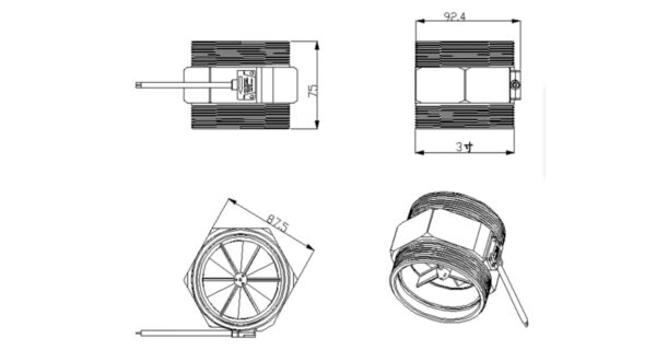 3吋管水流量計,飲水機流量計,水箱流量計,水處理流量計